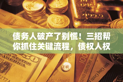 武汉债务人破产了别慌！三招帮你抓住关键流程，债权人权益不再缩水