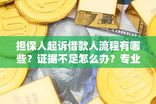 武汉担保人起诉借款人流程有哪些？证据不足怎么办？专业律师解答
