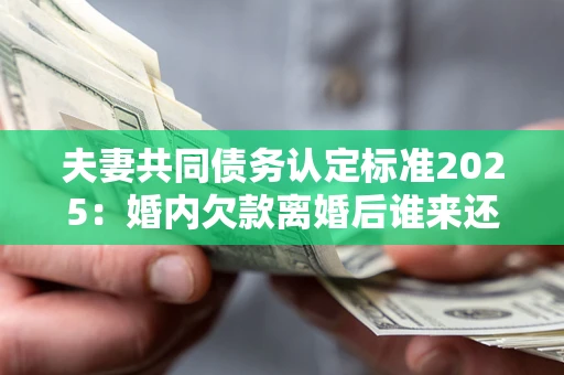 武汉夫妻共同债务认定标准2025:婚内欠款离婚后谁来还? 武汉夫妻共同债务认定标准2025:婚内欠款离婚后谁来还?