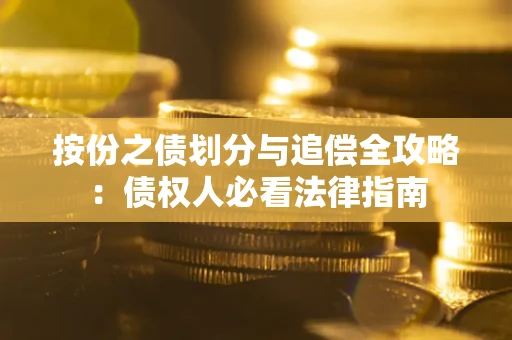 武汉按份之债划分与追偿全攻略：债权人必看法律指南