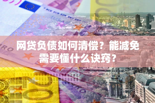 武汉网贷负债如何清偿？能减免需要懂什么诀窍？