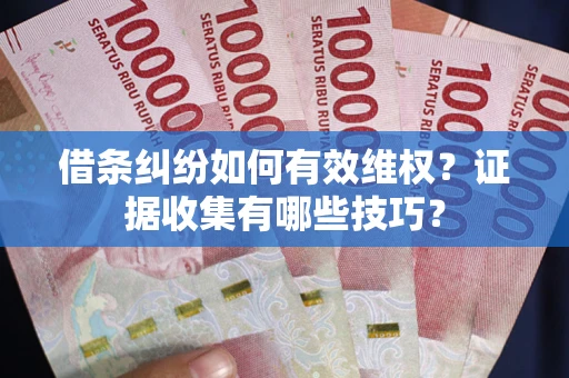 武汉借条纠纷如何有效维权？证据收集有哪些技巧？