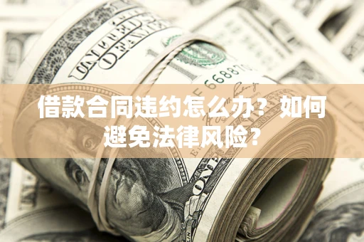 武汉借款合同违约怎么办？如何避免法律风险？