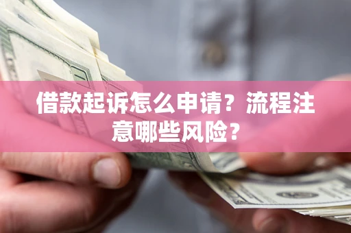 武汉借款起诉怎么申请？流程注意哪些风险？