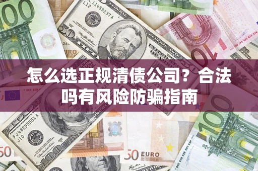 武汉怎么选正规清债公司？合法吗有风险防骗指南