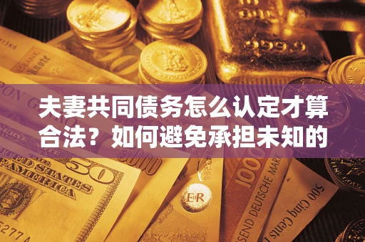 武汉夫妻共同债务怎么认定才算合法？如何避免承担未知的债务风险？