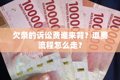 武汉欠条的诉讼费谁来背？退费流程怎么走？